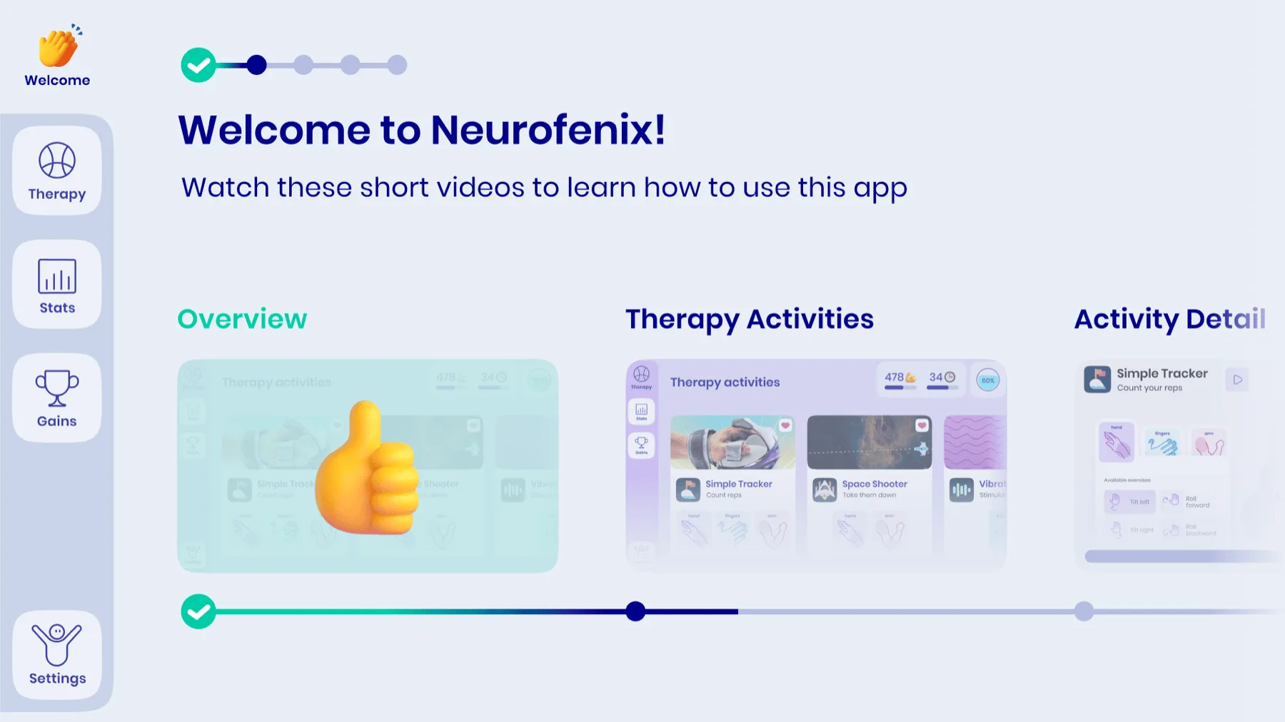 Redesigned onboarding, step-by-step video walkthrough